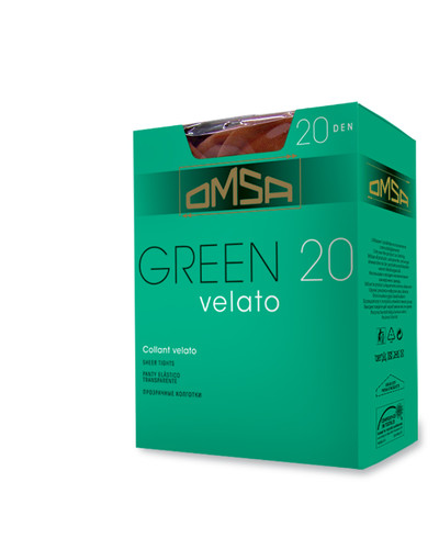 Collant omsa green calze - green,