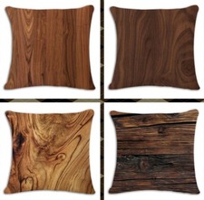 Copricuscino Motivo Legno