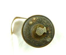 ANTICO METRO A MANOVELLA OTTONE STRUMENTO DI MISURA GEOMETRA INGEGNERE MURATORE