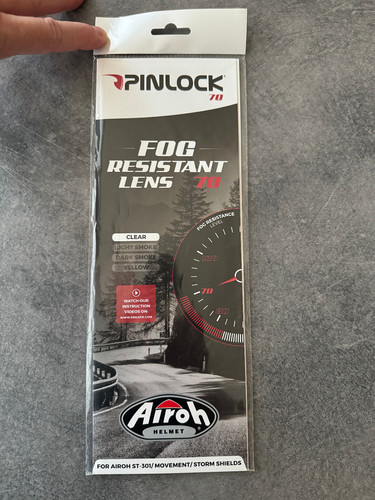 Pinlock airoh helmet - 70, ref