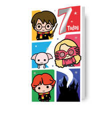 7th Birthday Card Harry Potter