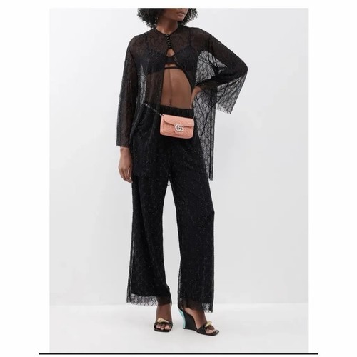 Gucci crystals pantaloni - gucci,