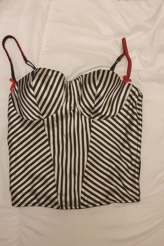Top corsetto righe verticali - corsetto, a