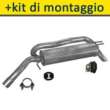 Silenziatore Marmitta Posteriore+ per FIAT STILO HATCHBACK 1.8 133HP 2001-2006