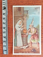 Santino Holy Card SANTA ZITA