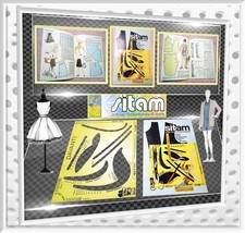 Libro SITAM  Sistema di Taglio Moderno Sartoriale e Squadra Brevettata da Sarto