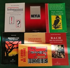 8 libri Ed. Dell'Arco Poeti africani/Numbelan/Bach tra gli elefanti/Neyla/Imba