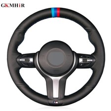 Coprivolante in pelle nero per
