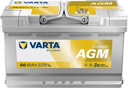 Varta dynamic agm 80ah 800a - dynamic,