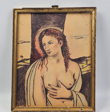 Disegno erotico nudo femminile - disegno,