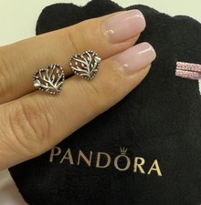 Orecchini a perno cuore albero genealogico Pandora