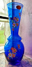 VASO DA FIORI IN CRISTALLO BLU