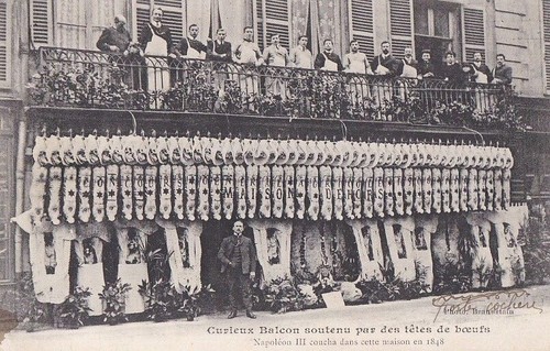 Cpa paris3 boucherie - paris3, dehors