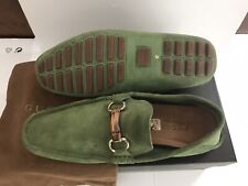 Gucci Scarpe 42 Mocassini Driver Uomo Scamosciato Fibbia Bambù ORIGINALI. Rare.