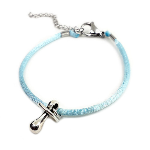 Bracciale con ciuccio - con, argento