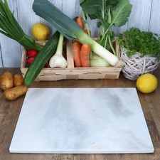 Tagliere in marmo 40x30 cm bianco-grigio sottopiatto da tavolo sottopiatto