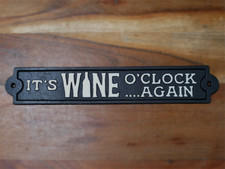 Insegna IT'S WINE O'CLOCK