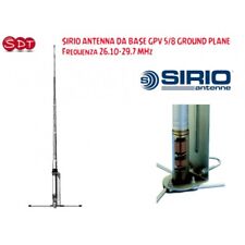 SIRIO ANTENNA DA BASE GPV 5/8 GROUND PLANE, Frequenza 26.10-29.7 MHz