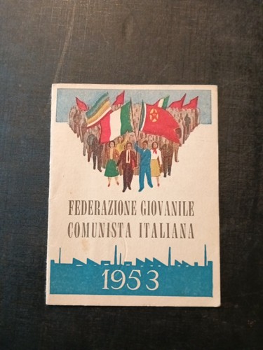 Italian communist youth card - communist,