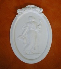 BASSORILIEVO IN GESSO BIANCO