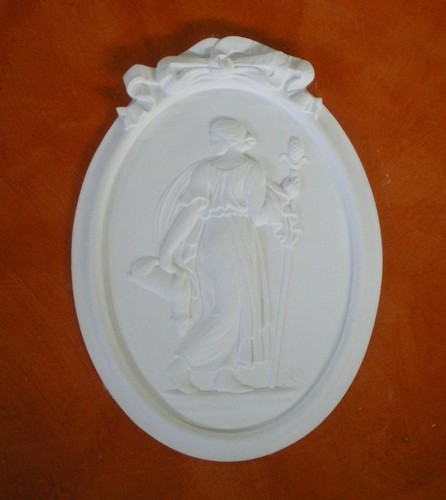 Bassorilievo gesso bianco - in,