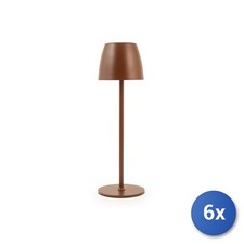 6x Lampade Eureka Da Tavolo In