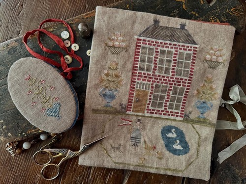 Across the pond - across, sewing