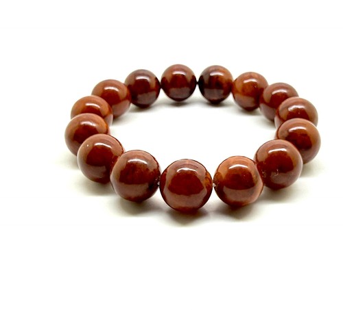 Bracciale con perline ambra