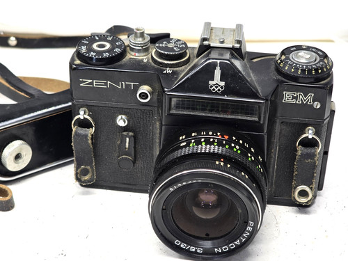 Zenit fotocamera nera con - zenit, em