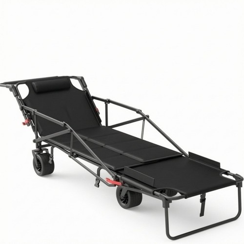 Carrello pieghevole nero - carrello,
