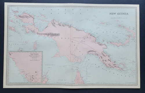 Antica grande mappa - , 1888