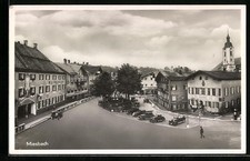 Cartolina Miesbach, veduta del