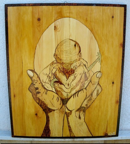 Pirografia legno - pirografia, su