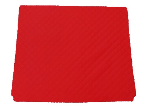 Rosso ecopelle trapuntata - ecopelle,