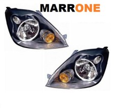 COPPIA FARI PROIETTORI FANALI ANTERIORE Sx E DX  FORD FIESTA 2006-2008  H4