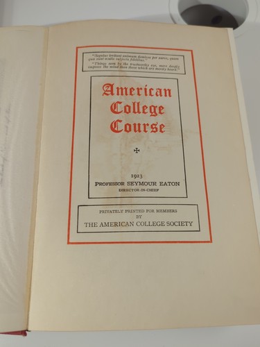 American college course nature - college,