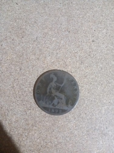 Moneta penny 1892 - moneta, un