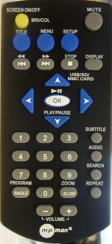 Dvd77 mpman telecomando - cd-dvd77,