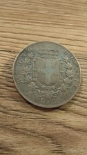 5 LIRE 1874 -SCUDO -Vittorio