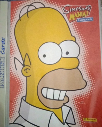 Simpsons mania album panini - simpsons,