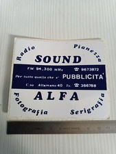Adesivo vintage Radio Sound