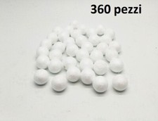 z 360 Pezzi Pallina Sfera In Polistirolo Per Decorare Decoupage Natale 2cm bal