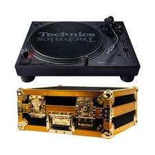 Technics SL-1200MK7 + Odyssey Edizione Limitata Gold Giradischi Flight Case