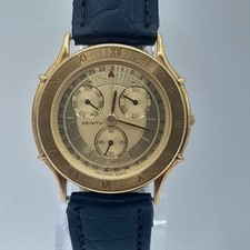 Orologio  Zenith quartz triple date oro giallo 18kt  anni '80