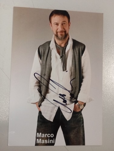Marco masini autografo - marco,