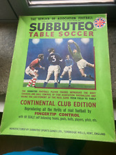 Subbuteo Table Soccer Squadre Calcio Panno porte Gioco in scatola come da foto