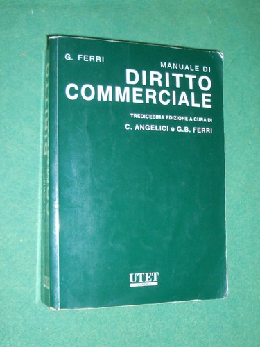 Manuale diritto commerciale - manuale, di