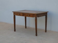 Scrivania scrittoio due cassetti Luigi XVI piemontese in noce, '800!