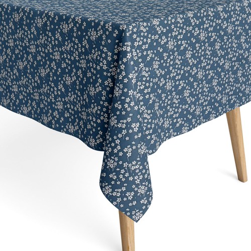Tovaglia jacquard blu - blu, in