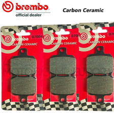 PASTIGLIE FRENO BREMBO ANTERIORI + POSTERIORI PIAGGIO X9 200 2002 - 2003